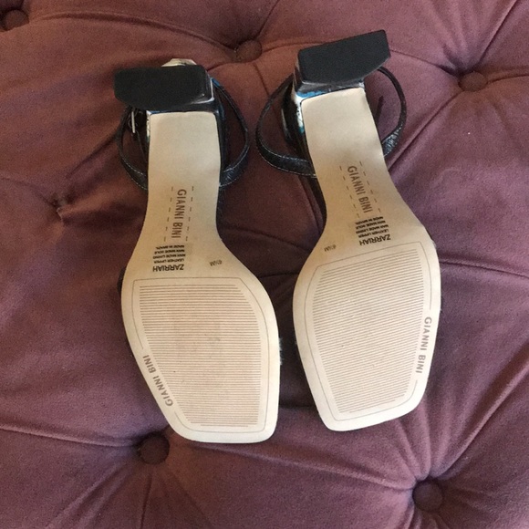 Gianni Bini Zarriah Leather Heel Sandals - Picture 5 of 7